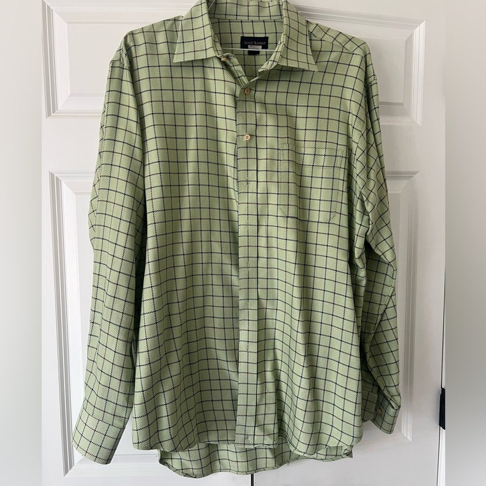 Scott Barber green button down